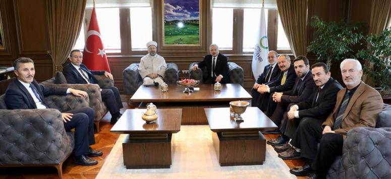 DİYANET İŞLERİ BAŞKANI ERBAŞ BÜYÜKŞEHİRDE