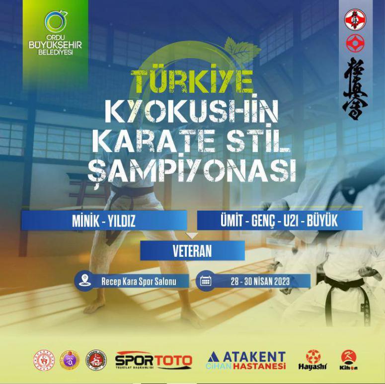 KARATE STİL ŞAMPİYONASI ORDU’DA